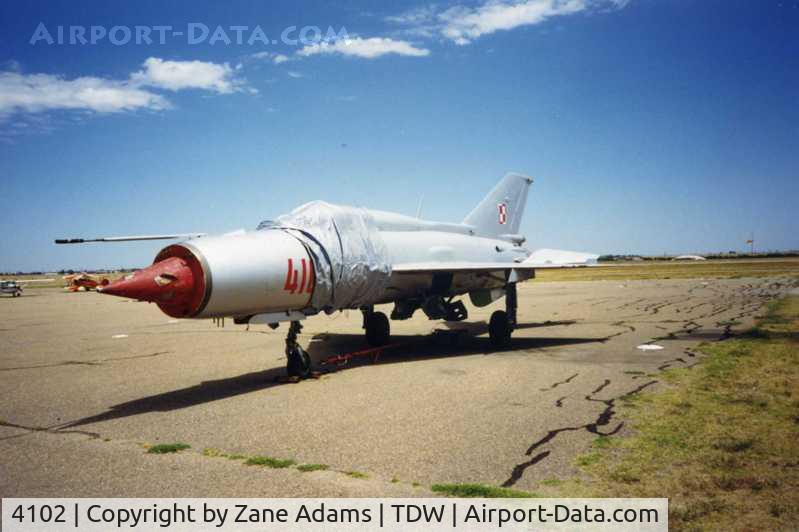 4102, Mikoyan-Gurevich MiG-21PFM C/N 94A4102, Polish Mig 21 @ 1999