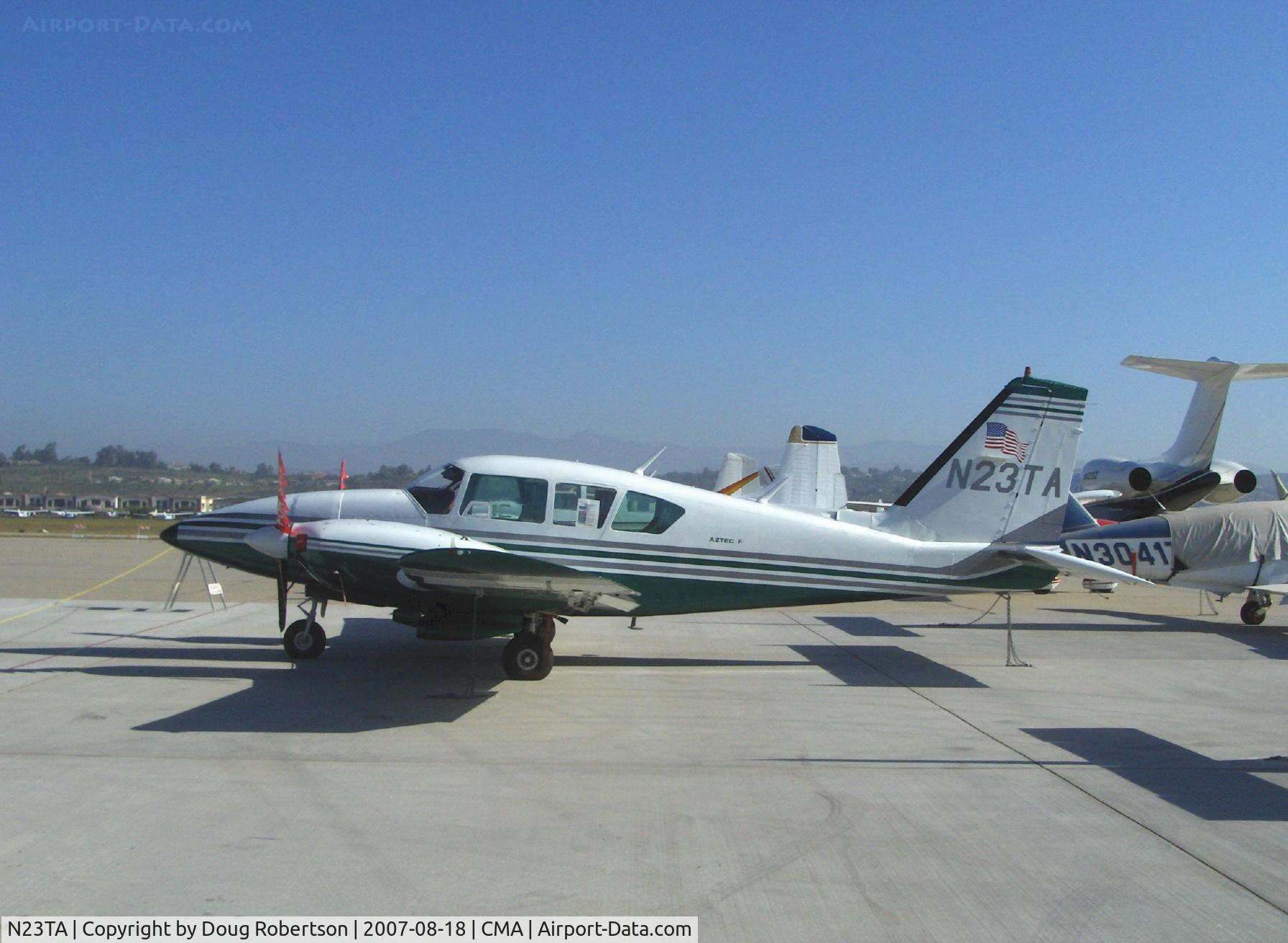 N23TA, 1978 Piper PA-23-250 Aztec F C/N 27-7854114, 1978 Piper PA-23-250 AZTEC F, two Lycoming IO-540-C4B5 250 Hp each