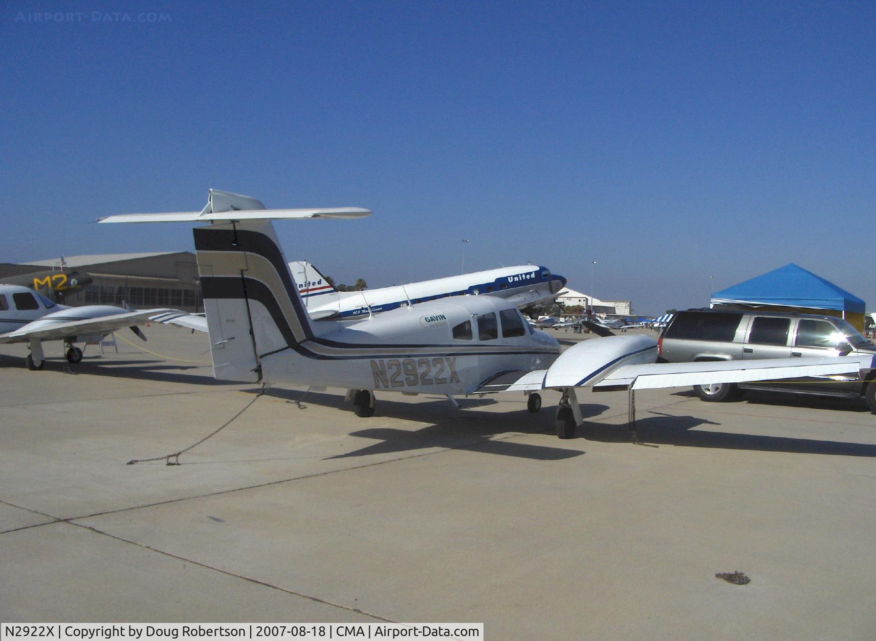 N2922X, 1979 Piper PA-44-180 Seminole C/N 44-7995309, 1979 Piper PA-44-180 SEMINOLE, two Lycoming O&VO-360 180 Hp each