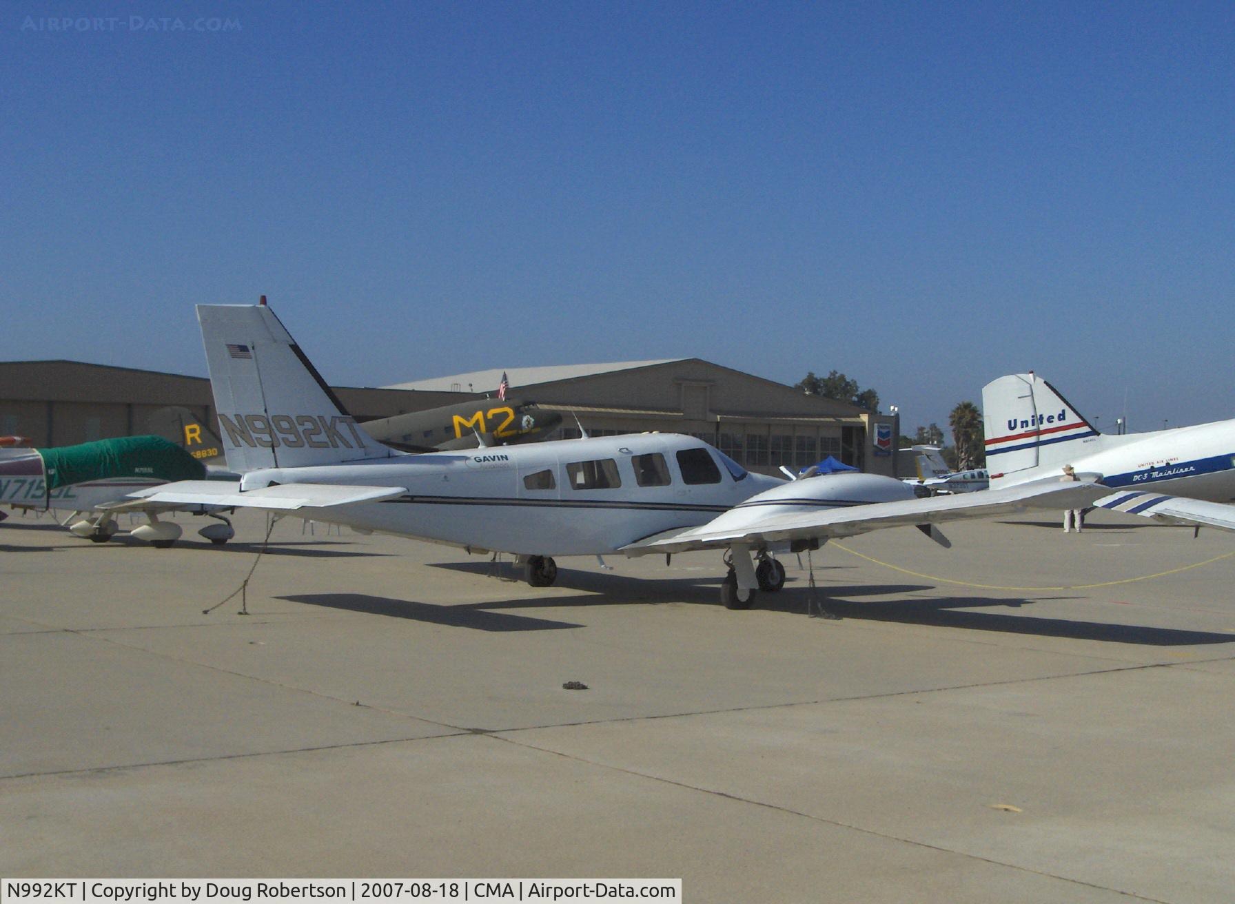 N992KT, 1983 Piper PA-34-220T C/N 34-8433025, 1983 Piper PA-34-220T SENECA III, one Continental TSIO-360-KB 220 Hp and one Continental LTSIO-360-KB 220 Hp counter-rotating turbocharged engines