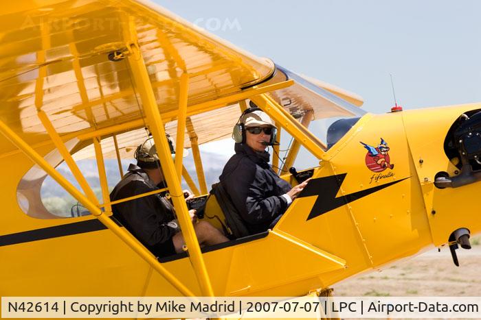 N42614, 1945 Piper J3C-65 Cub C/N 14901, At West Coast Piper Cub Fly-in Lompoc 2007