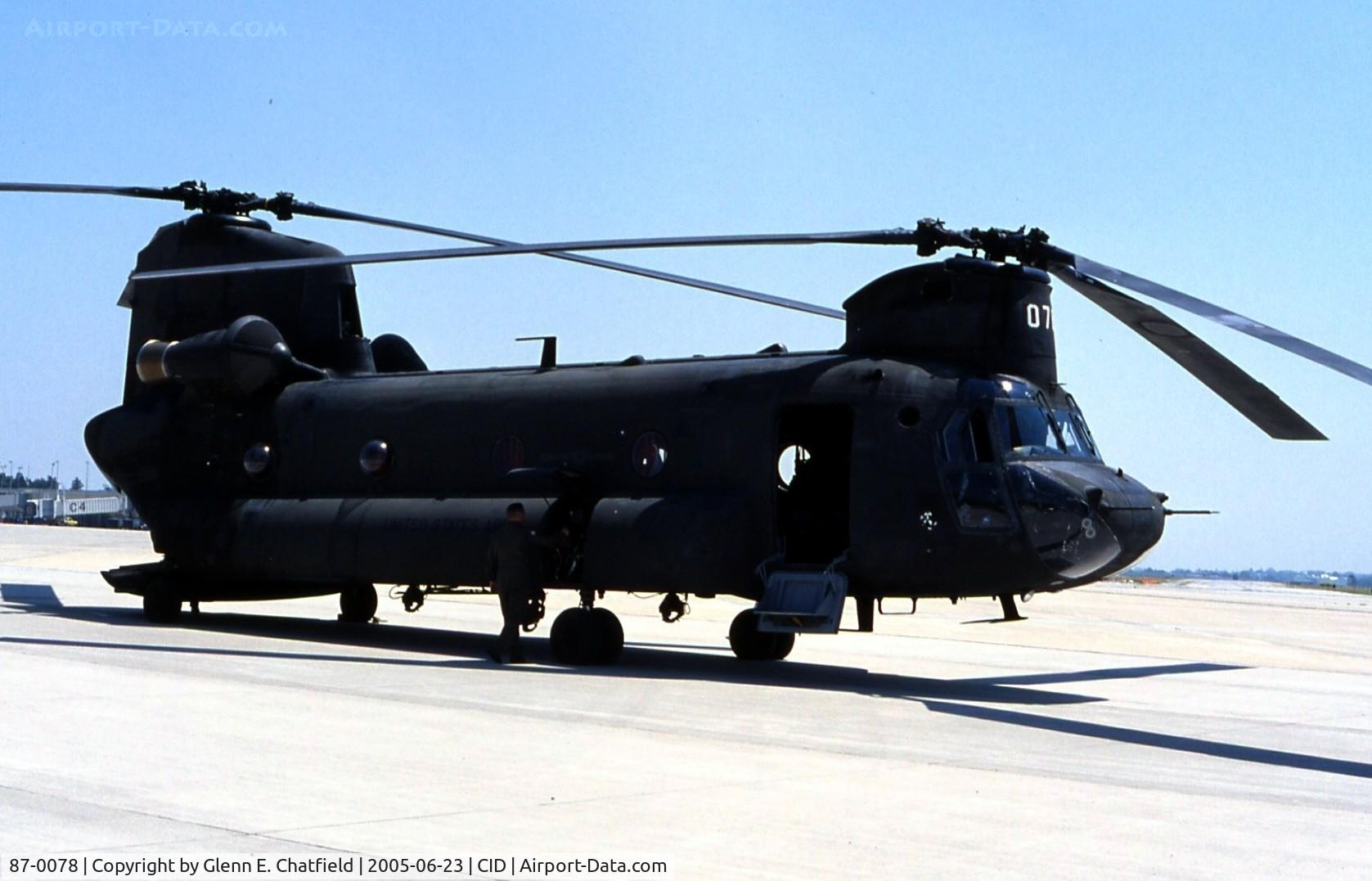 87-0078, 1987 Boeing CH-47D Chinook C/N M.3197, CH-47D