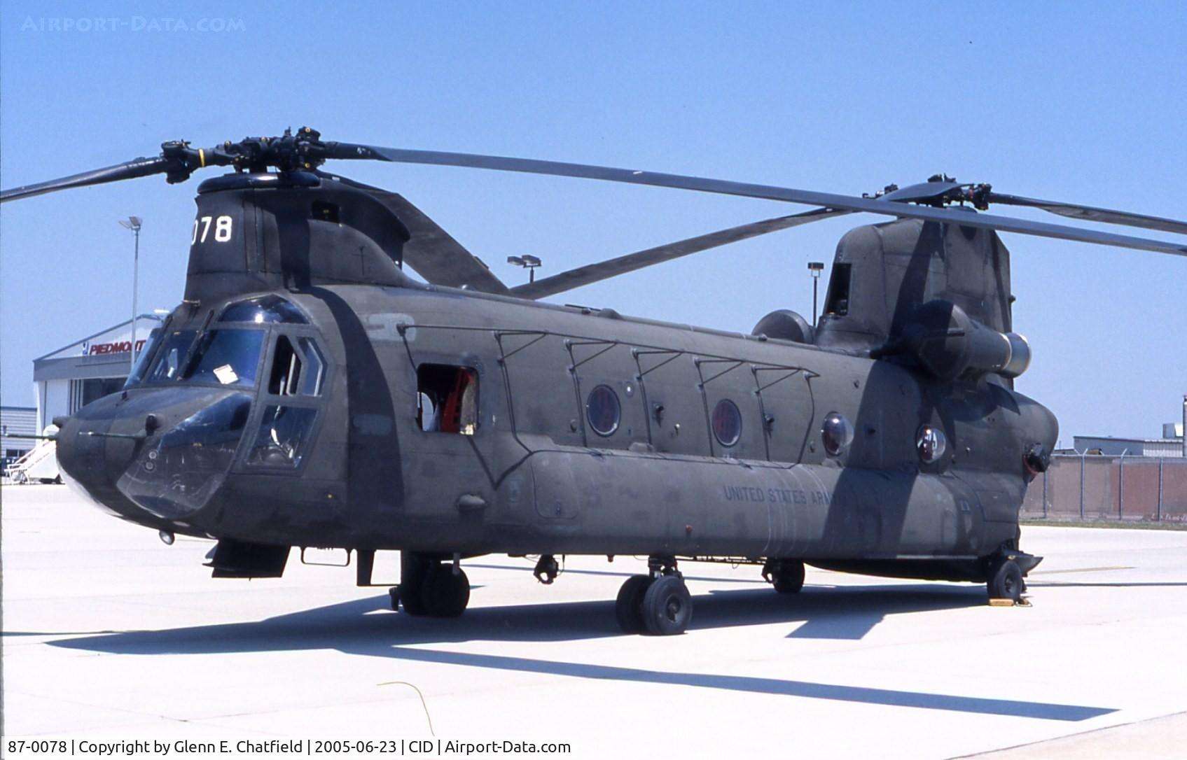 87-0078, 1987 Boeing CH-47D Chinook C/N M.3197, CH-47D