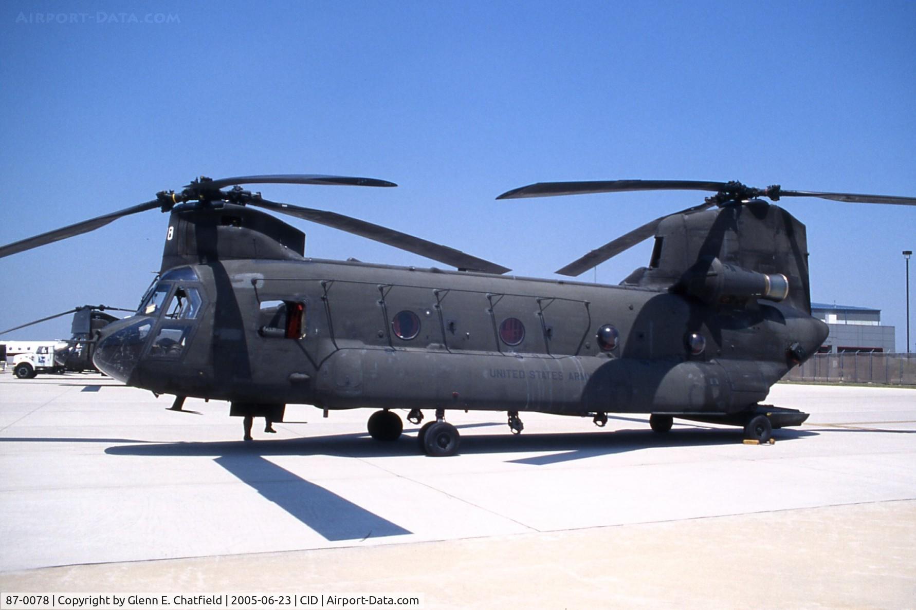 87-0078, 1987 Boeing CH-47D Chinook C/N M.3197, CH-47D