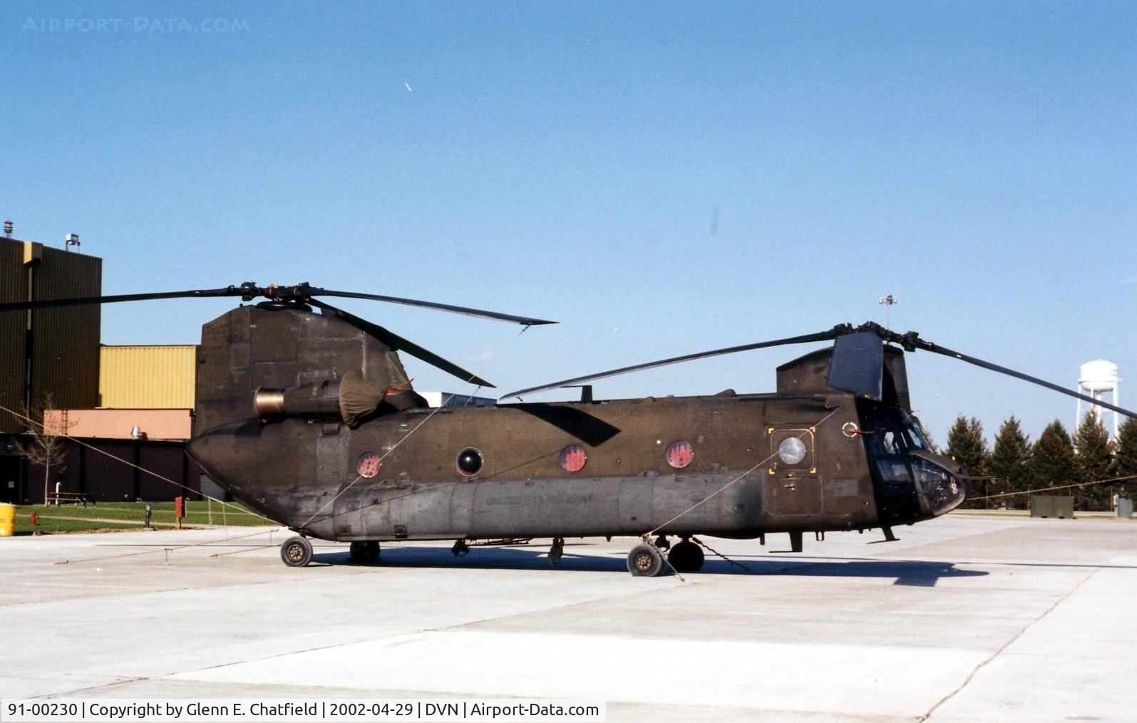 91-00230, 1991 Boeing Vertol CH-47D Chinook C/N M.3379, CH-47D at the Davenport Iowa Army National Guard