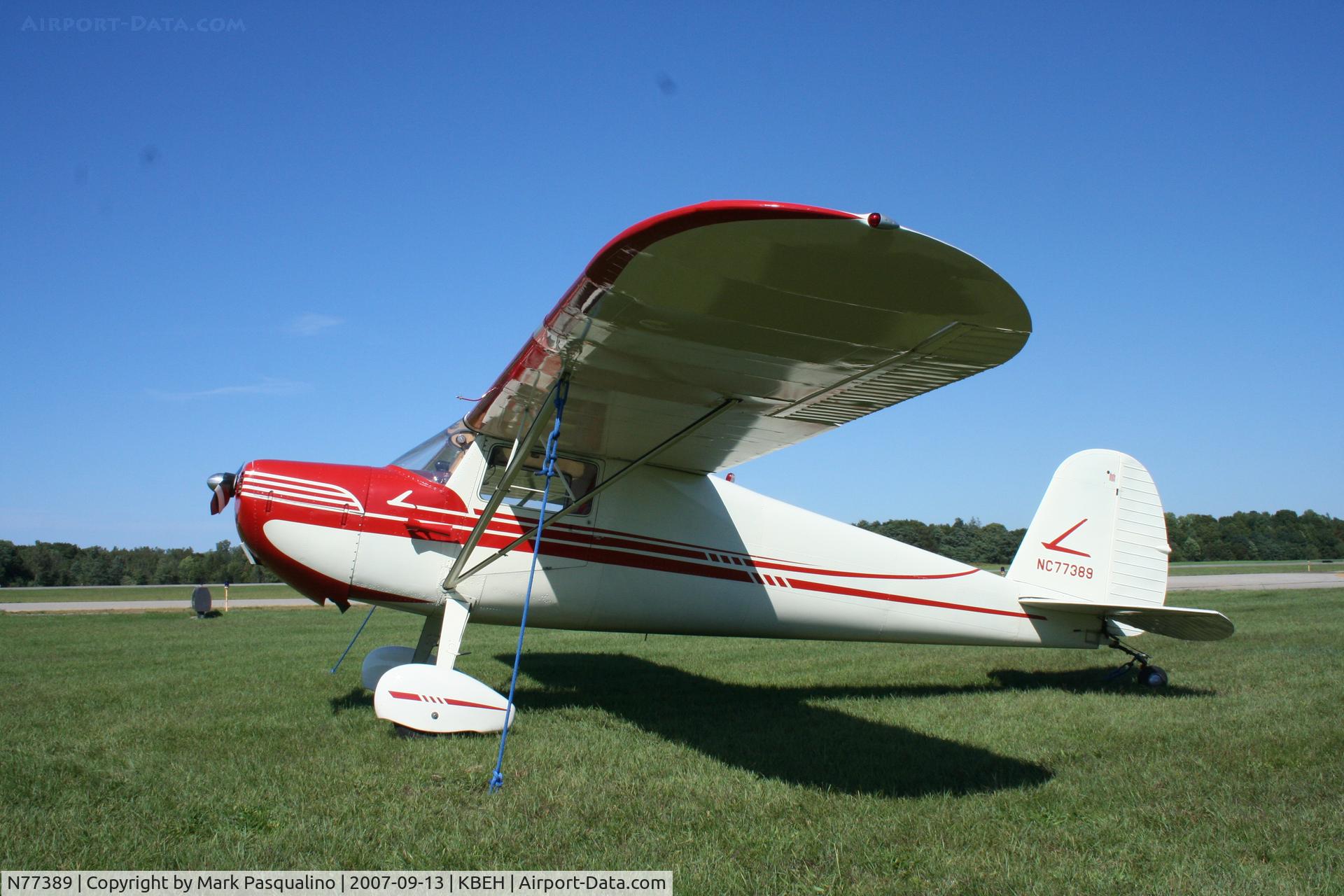 N77389, 1946 Cessna 120 C/N 11830, Cessna 120
