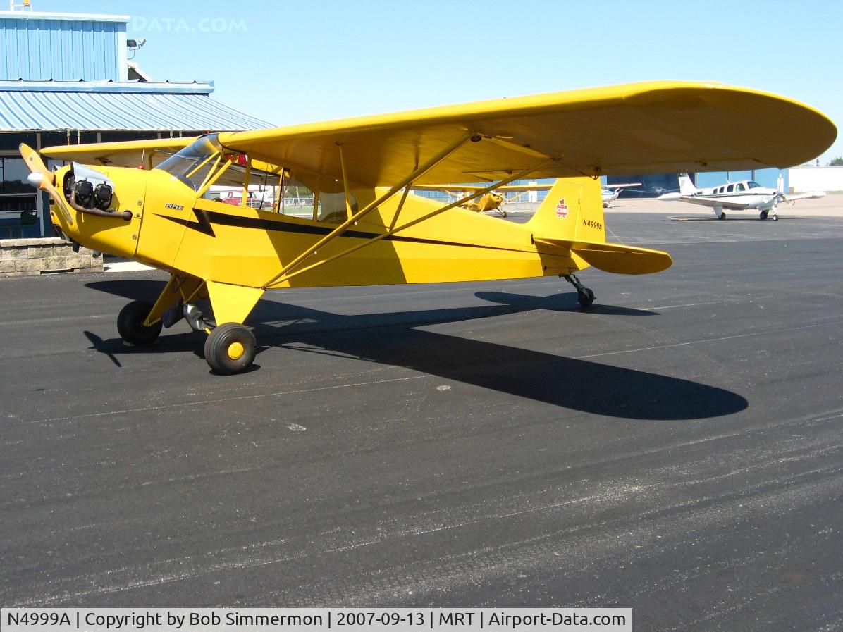N4999A, 1946 Piper J-3 Cub C/N 5288, On the ramp at Marysville, OH