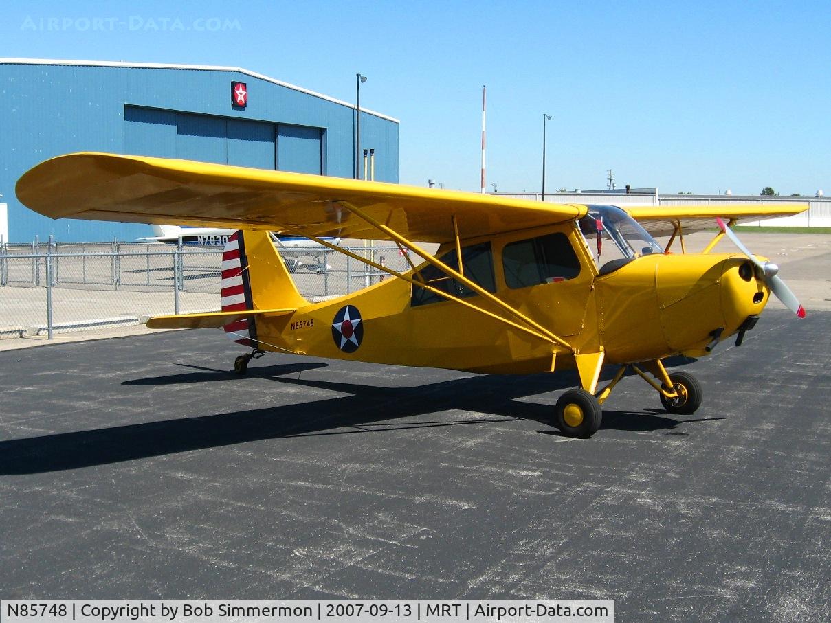 N85748, 1955 Aeronca 7AC Champion C/N 7AC-4497, On the ramp at Marysville, OH