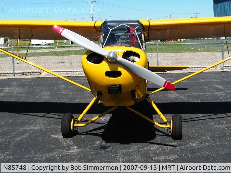 N85748, 1955 Aeronca 7AC Champion C/N 7AC-4497, On the ramp at Marysville, OH