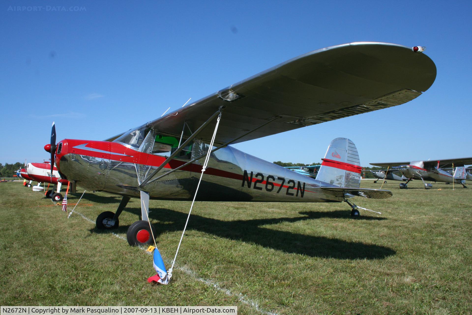 N2672N, 1947 Cessna 120 C/N 12930, Cessna 120