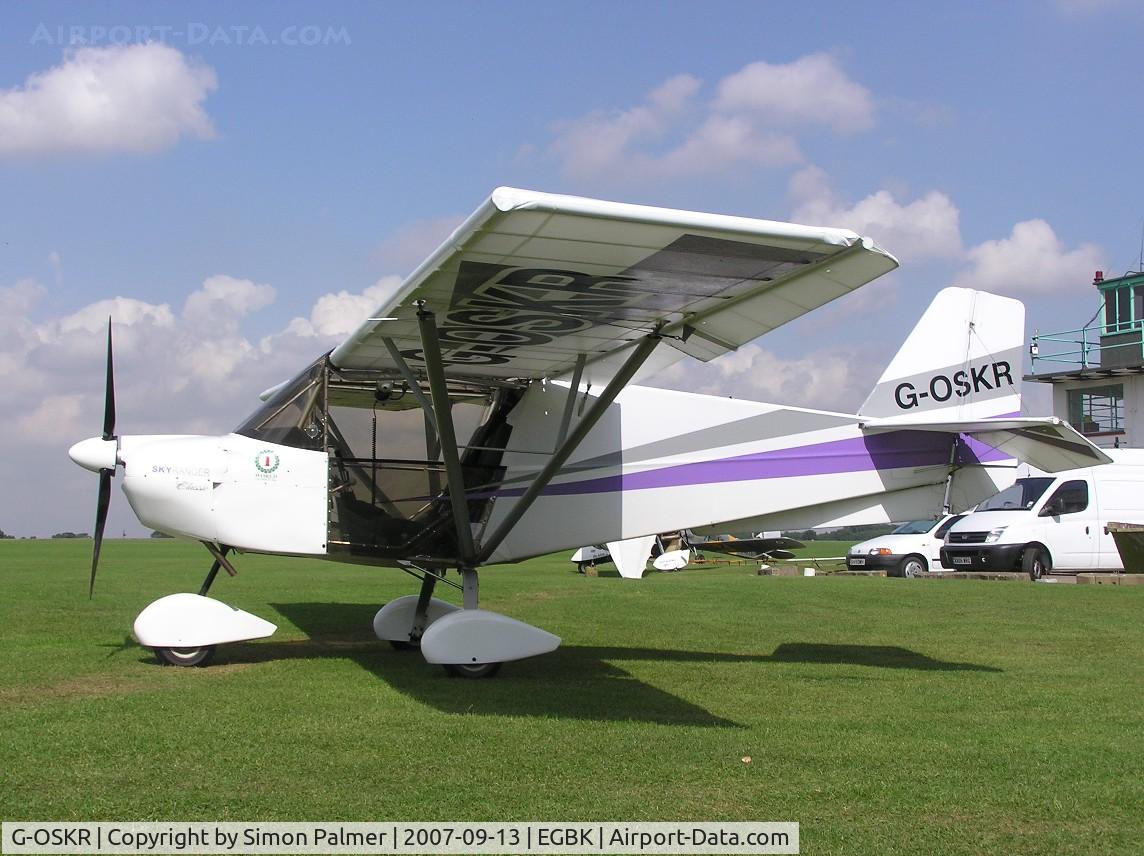 G-OSKR, 2003 Skyranger 912(2) C/N BMAA/HB/249, Skyranger based at Sywell