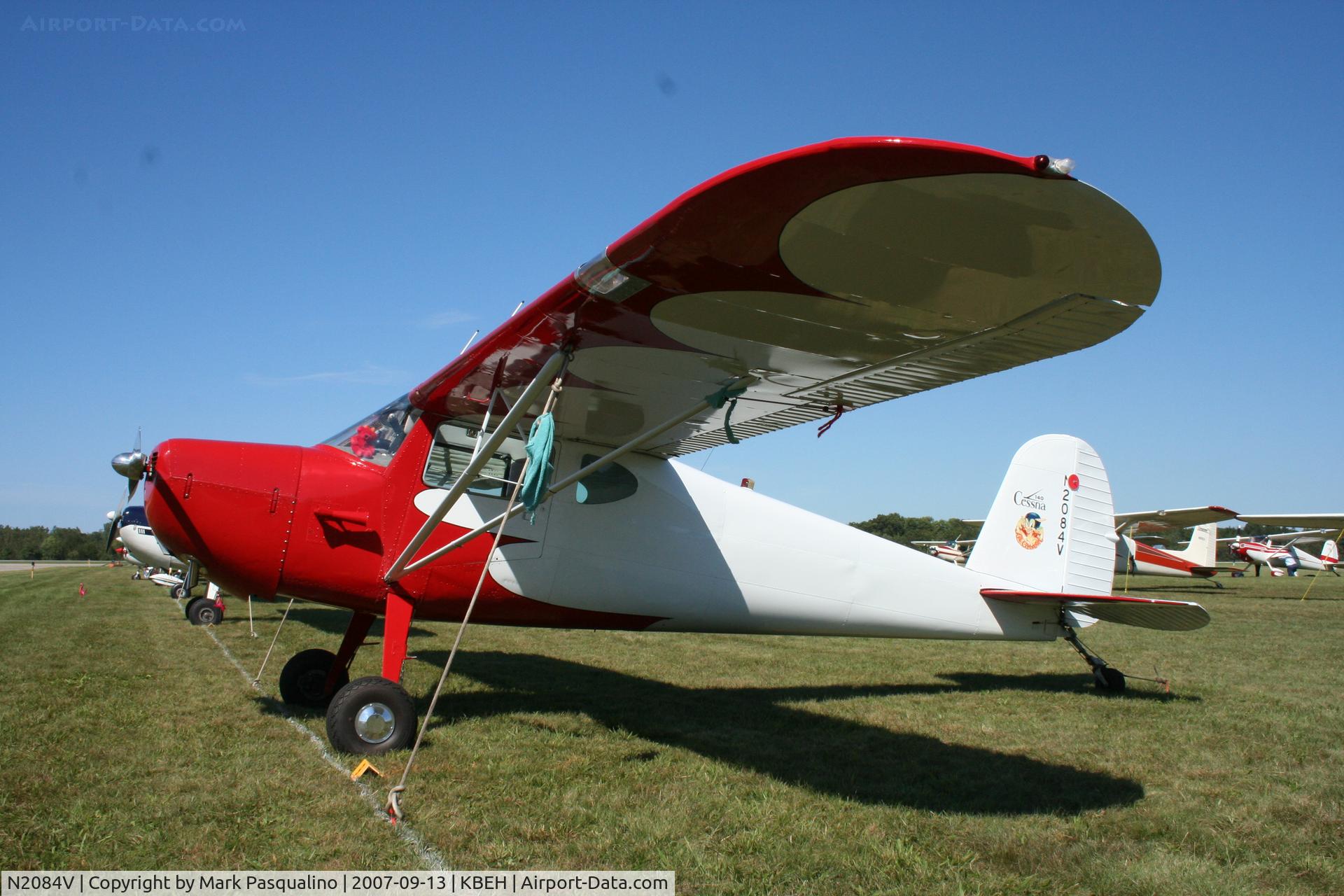 N2084V, 1947 Cessna 140 C/N 14300, Cessna 140