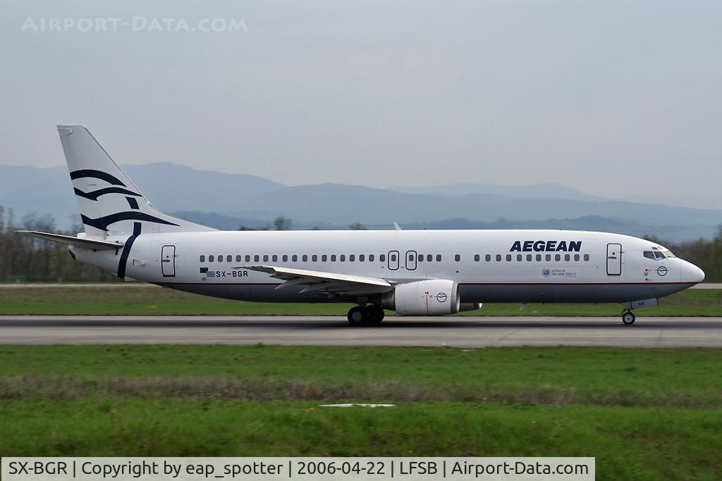 SX-BGR, 1991 Boeing 737-408 C/N 25063, departing to Greece