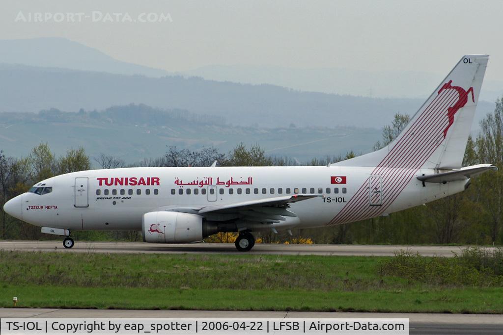 TS-IOL, 1999 Boeing 737-6H3 C/N 29497, taxi to holdingpoint