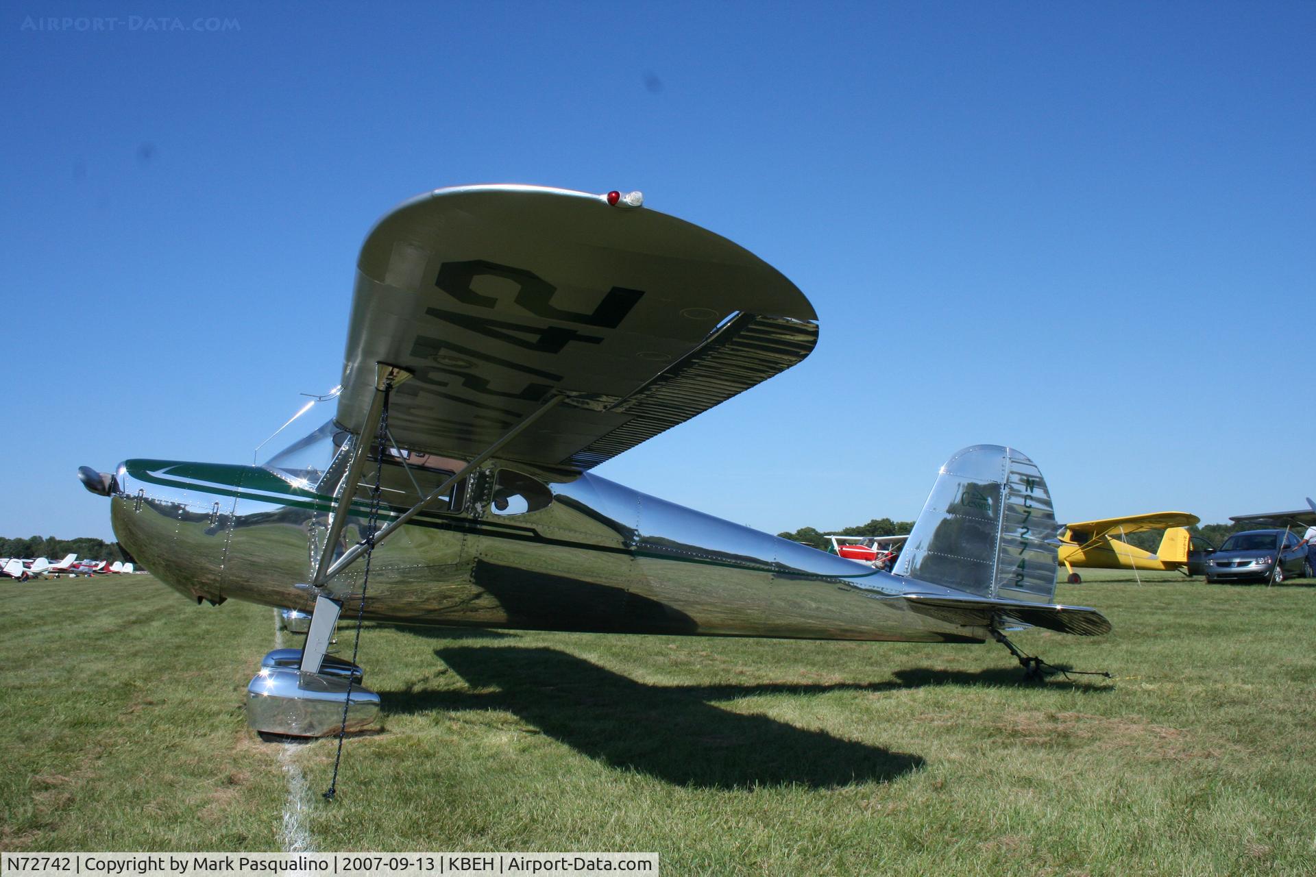 N72742, 1946 Cessna 140 C/N 9921, Cessna 140