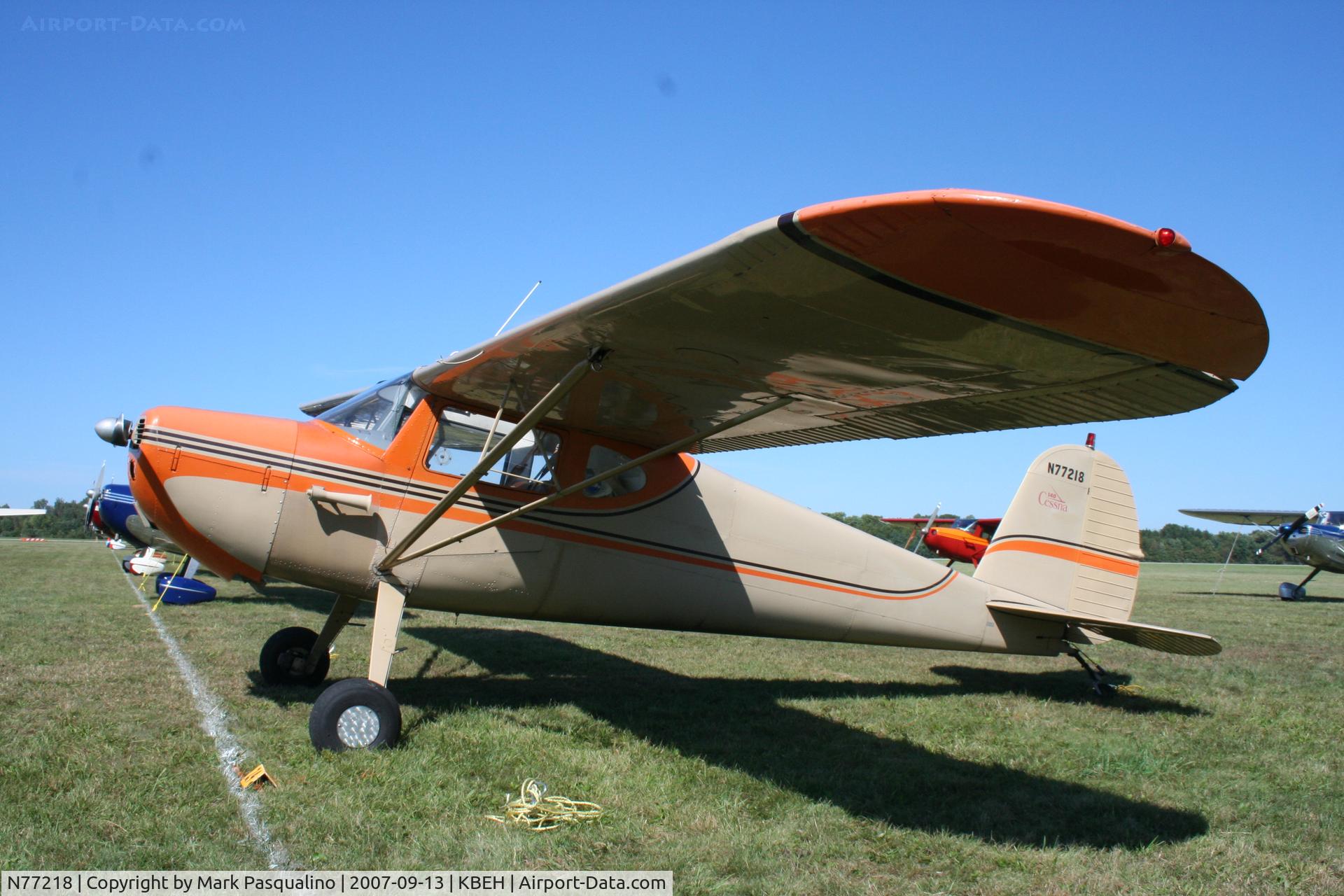 N77218, 1946 Cessna 140 C/N 11680, Cessna 140