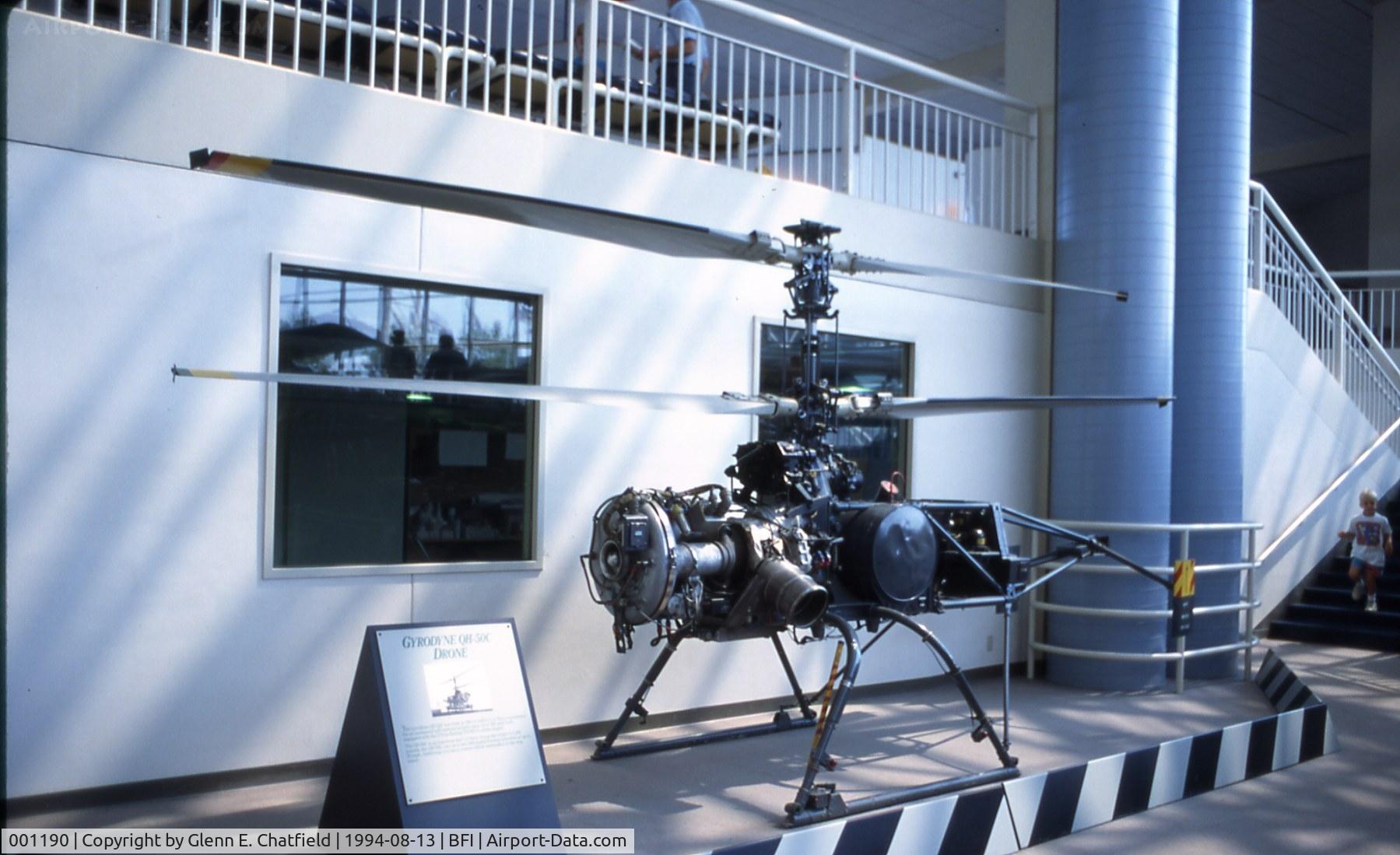 001190, 1963 Gyrodyne QH-50C C/N DS-1190, QH-50C drone ASW helicopter at the Boeing Museum of Flight