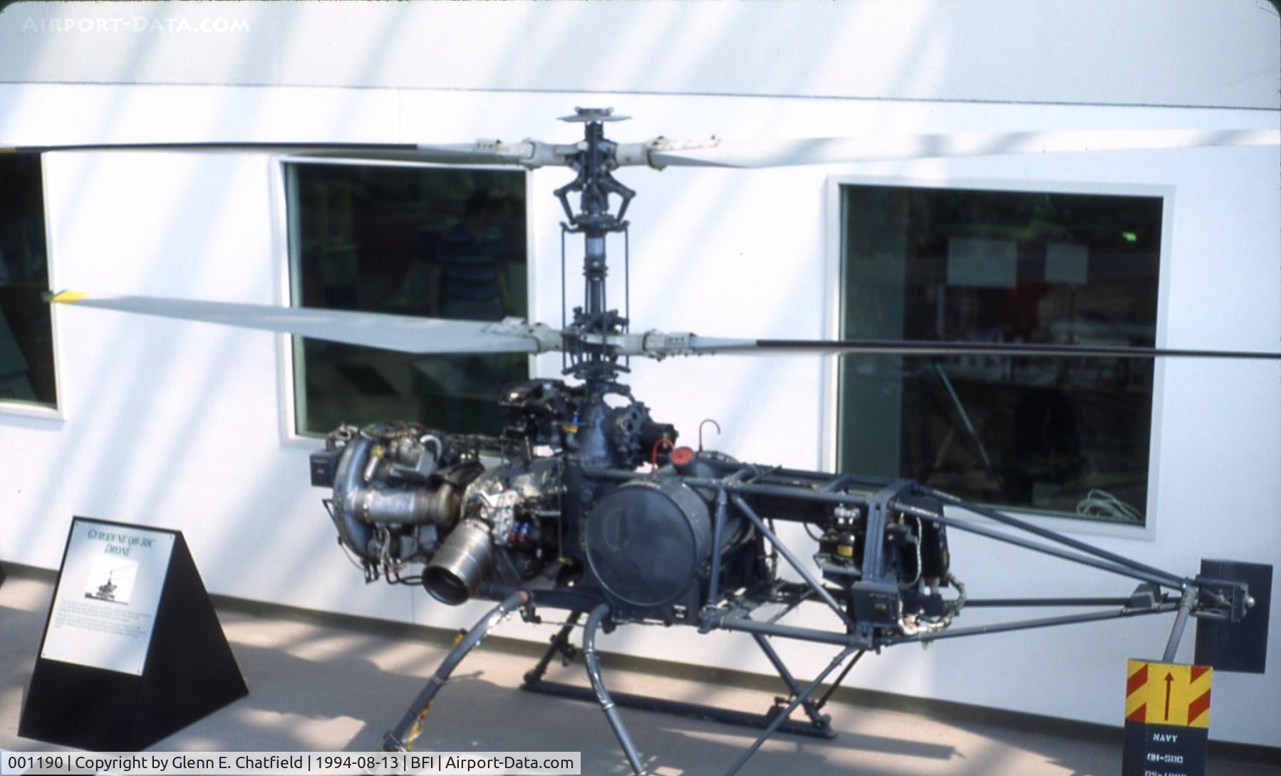 001190, 1963 Gyrodyne QH-50C C/N DS-1190, QH-50C drone ASW helicopter at the Boeing Museum of Flight