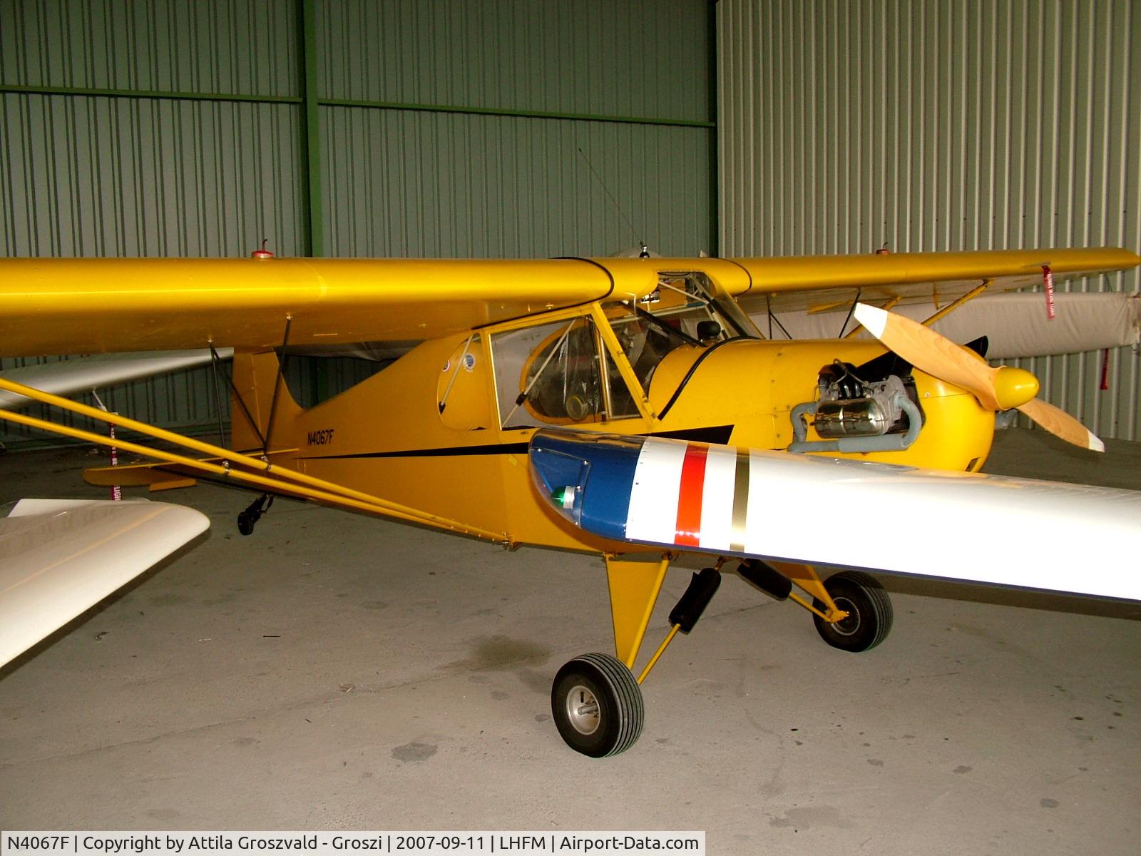 N4067F, 2001 Preceptor Ultra Pup (N3-2) C/N 71600, Fertoszentmiklos - LHFM / MEIDL-Airport Hungary
