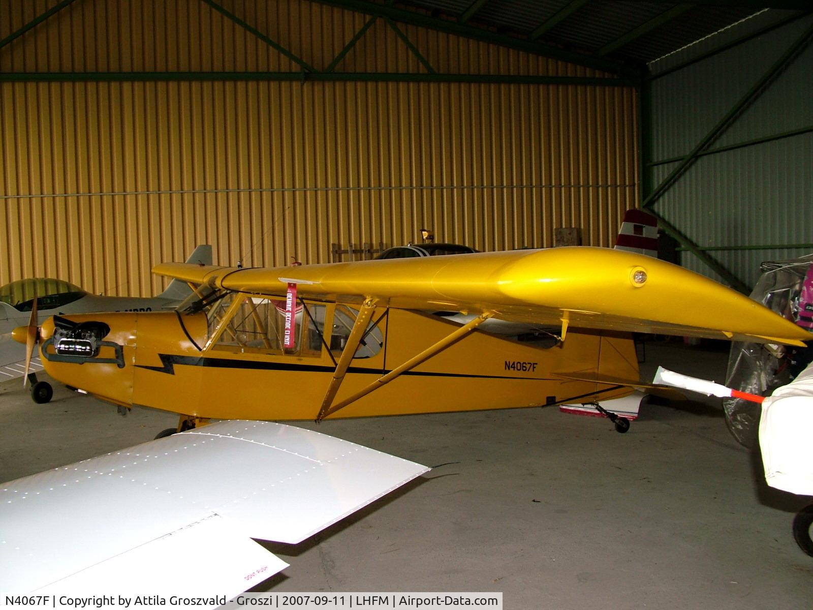 N4067F, 2001 Preceptor Ultra Pup (N3-2) C/N 71600, Fertoszentmiklos - LHFM / MEIDL-Airport Hungary