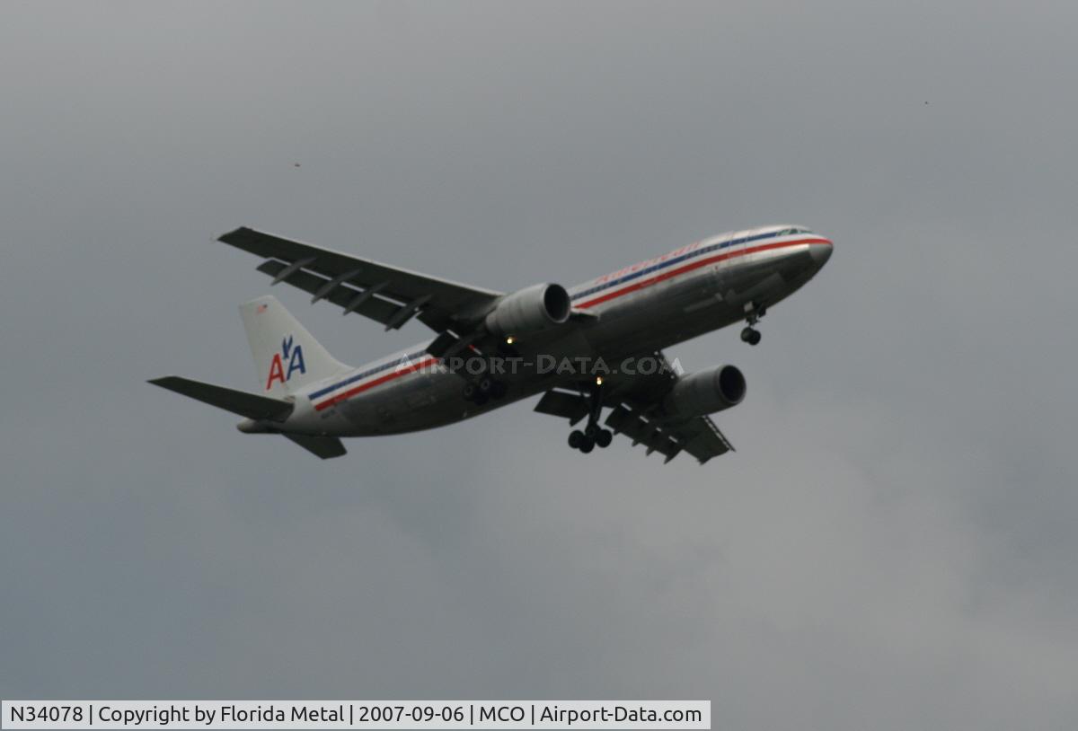 N34078, 1991 Airbus A300B4-605R C/N 615, AA