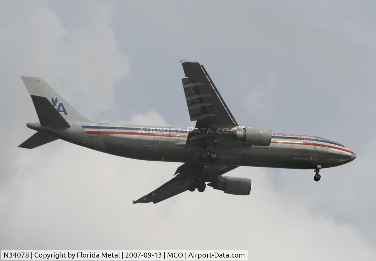 N34078, 1991 Airbus A300B4-605R C/N 615, AA