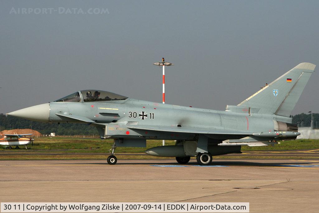 30 11, Eurofighter EF-2000 Typhoon S C/N GS005, visitor