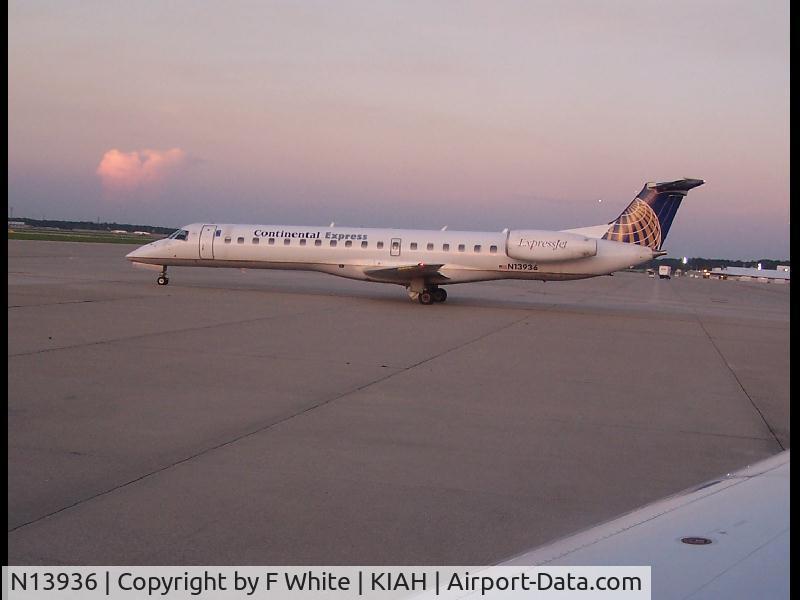 N13936, 1997 Embraer EMB-145EP (ERJ-145EP) C/N 145025, Taken at Houston Bush Intercontinental, 9 sep 07