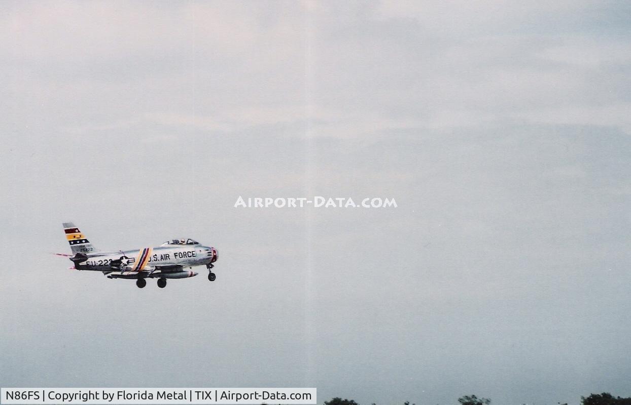 N86FS, 1954 Canadair F-86 MK.5 Sabre C/N 1157, F-86