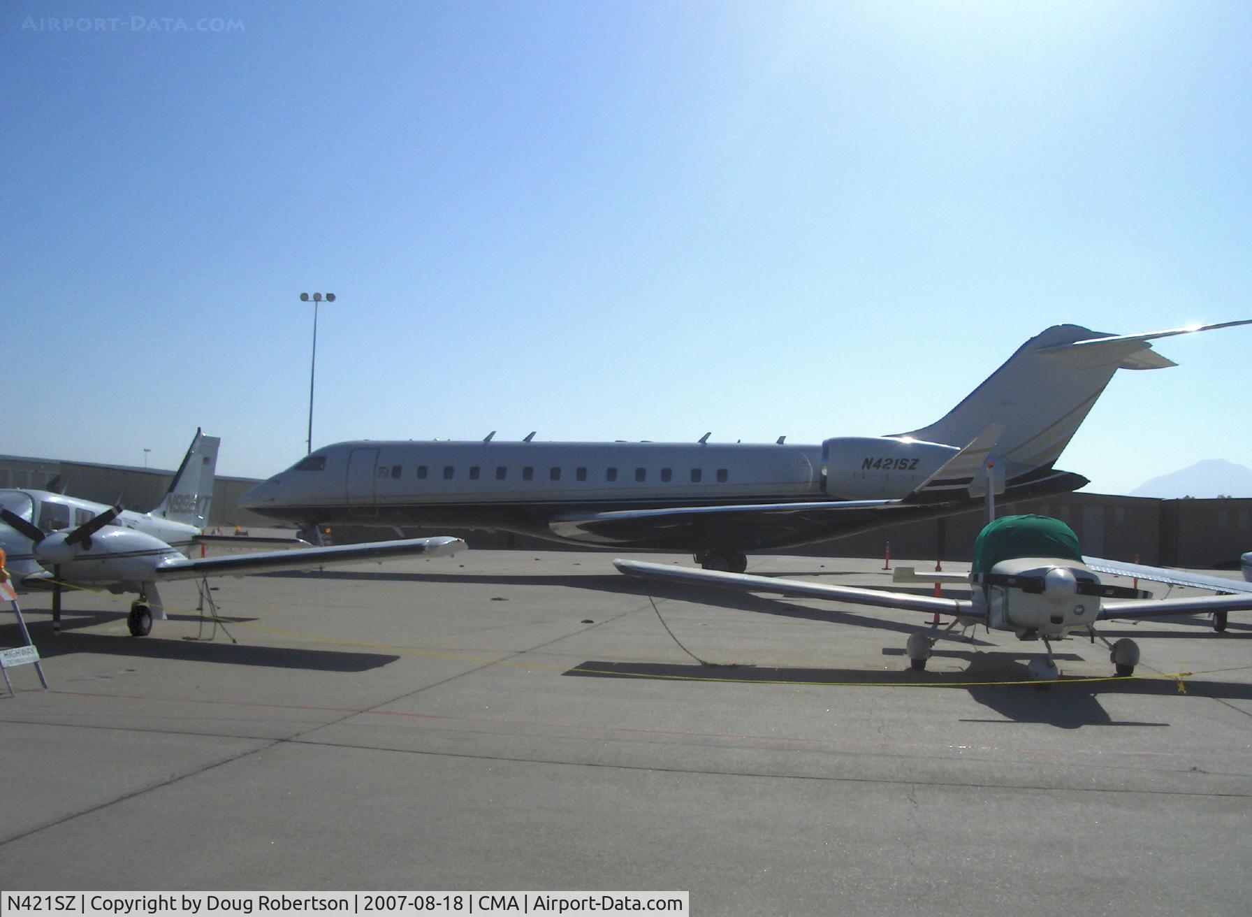 N421SZ, 2007 Bombardier BD-700-1A10 Global Express C/N 9239, 2007 Bombardier BD-700-1A10 GLOBAL EXPRESS, two Rolls-Royce Deutschland BR710A2-20 Turbofans 14,750 lb st flat rated to ISA + 20 deg.C with FADEC