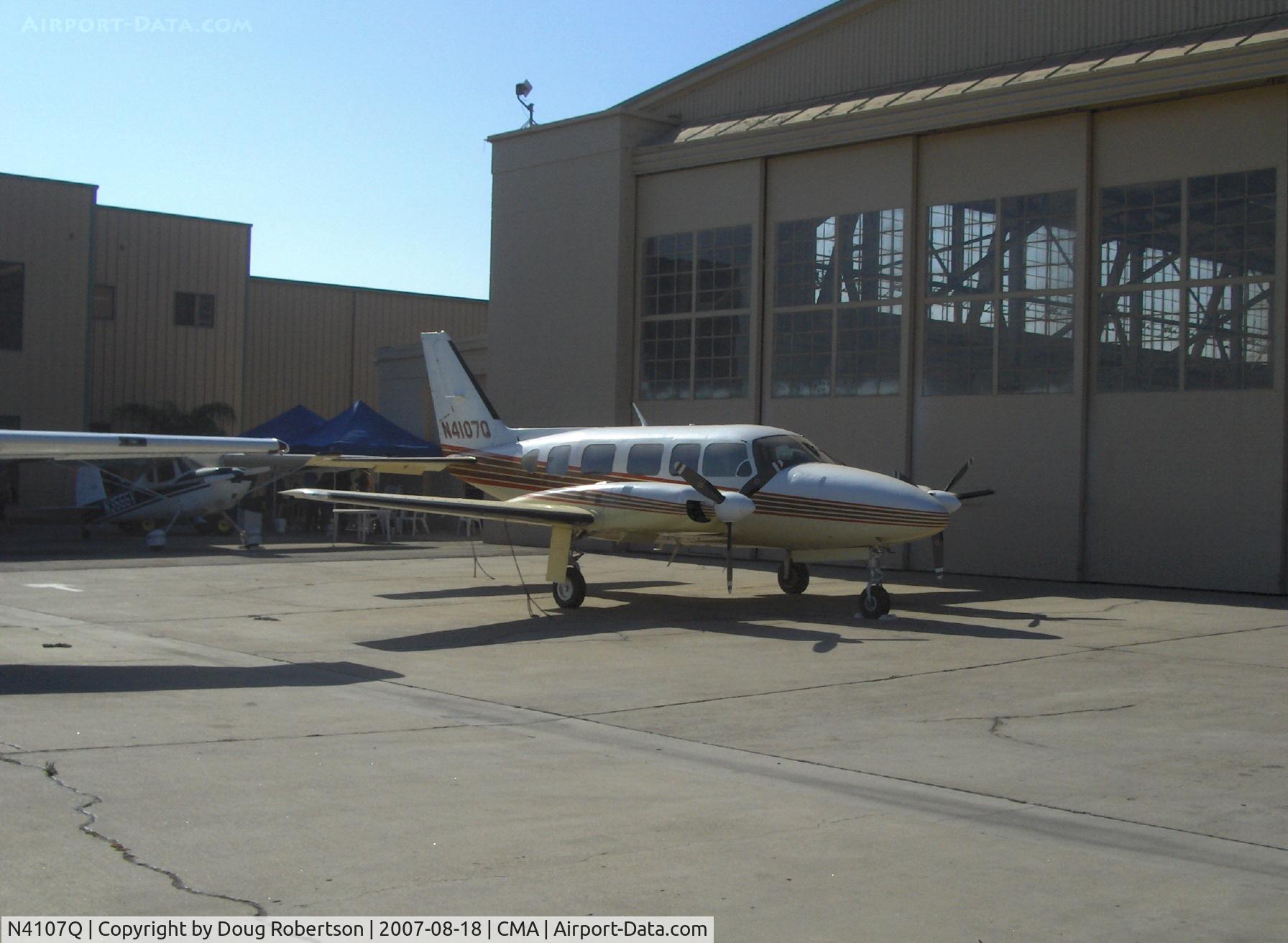 N4107Q, 1982 Piper PA-31-350 Chieftain C/N 31-8253008, 1982 Piper PA-31-350 CHIEFTAN, one Lycoming TIO-540-J2BD 350 Hp and one Lycoming LTIO-540-J2BD 350 Hp counter-rotating engines, Hartzell constant-speed full-feathering props
