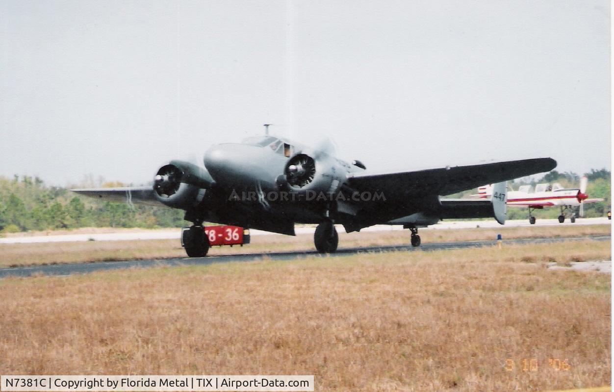 N7381C, 1944 Beech C18S C/N 8104, C-45