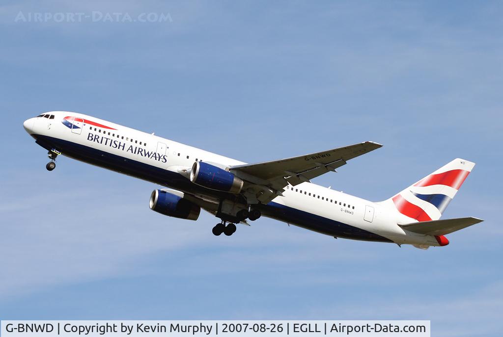 G-BNWD, 1989 Boeing 767-336 C/N 24336, BA 767