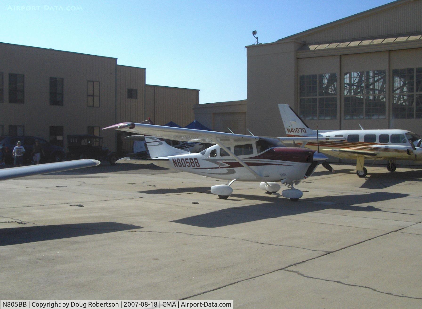 N805BB, 2007 Cessna T206H TC Turbo Stationair C/N T20608722, 2007 Cessna T206H TURBO STATIONAIR TC, Lycoming TIO-540-AJ1A 310 Hp