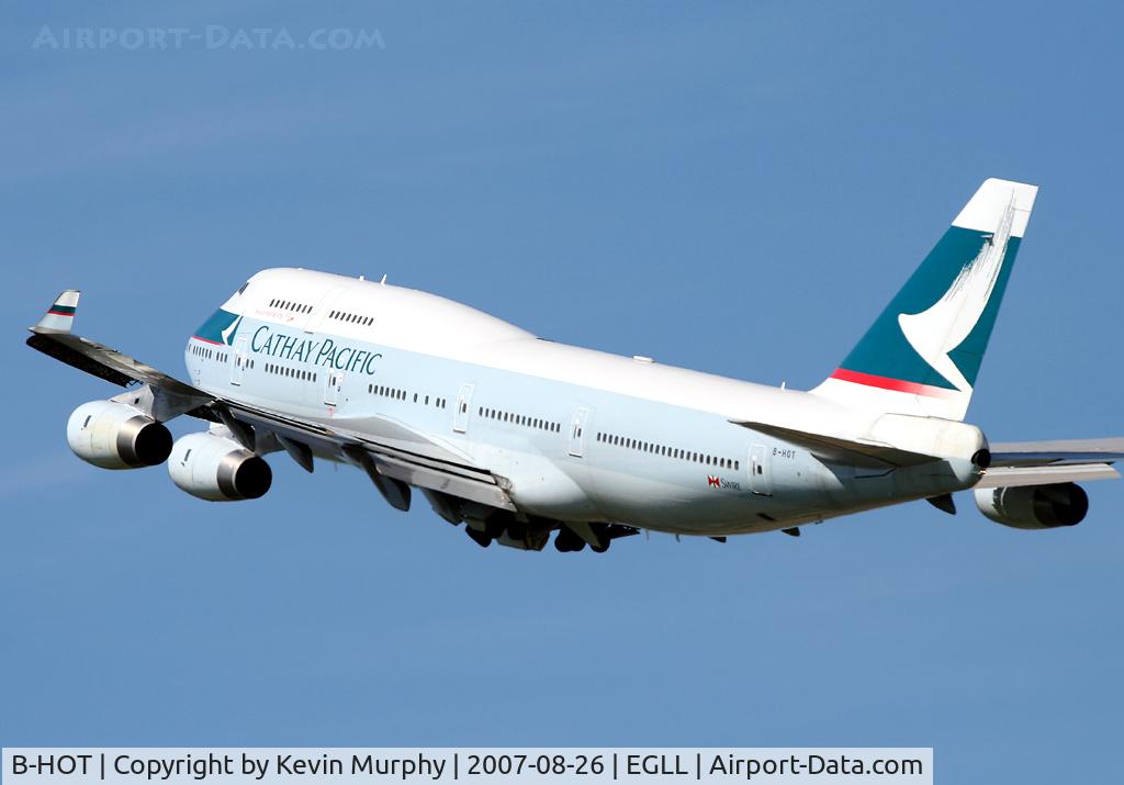 B-HOT, 1990 Boeing 747-467 C/N 24851, Cathay 747
