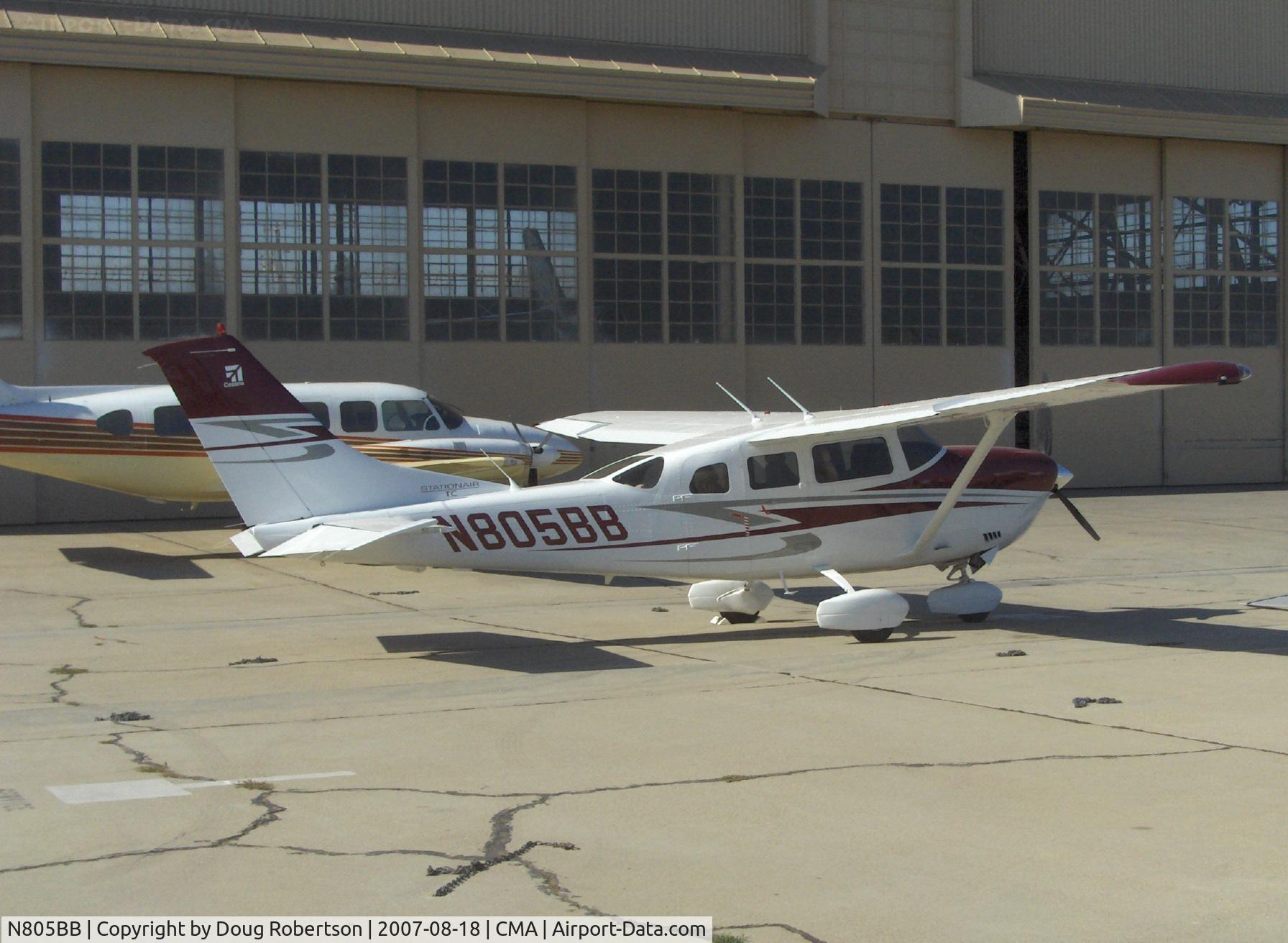 N805BB, 2007 Cessna T206H TC Turbo Stationair C/N T20608722, 2007 Cessna T206H TURBO STATIONAIR TC, Lycoming TIO-540-AJ1A 310 Hp