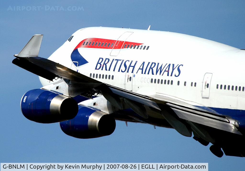 G-BNLM, 1990 Boeing 747-436 C/N 24055, Close up on BA 747