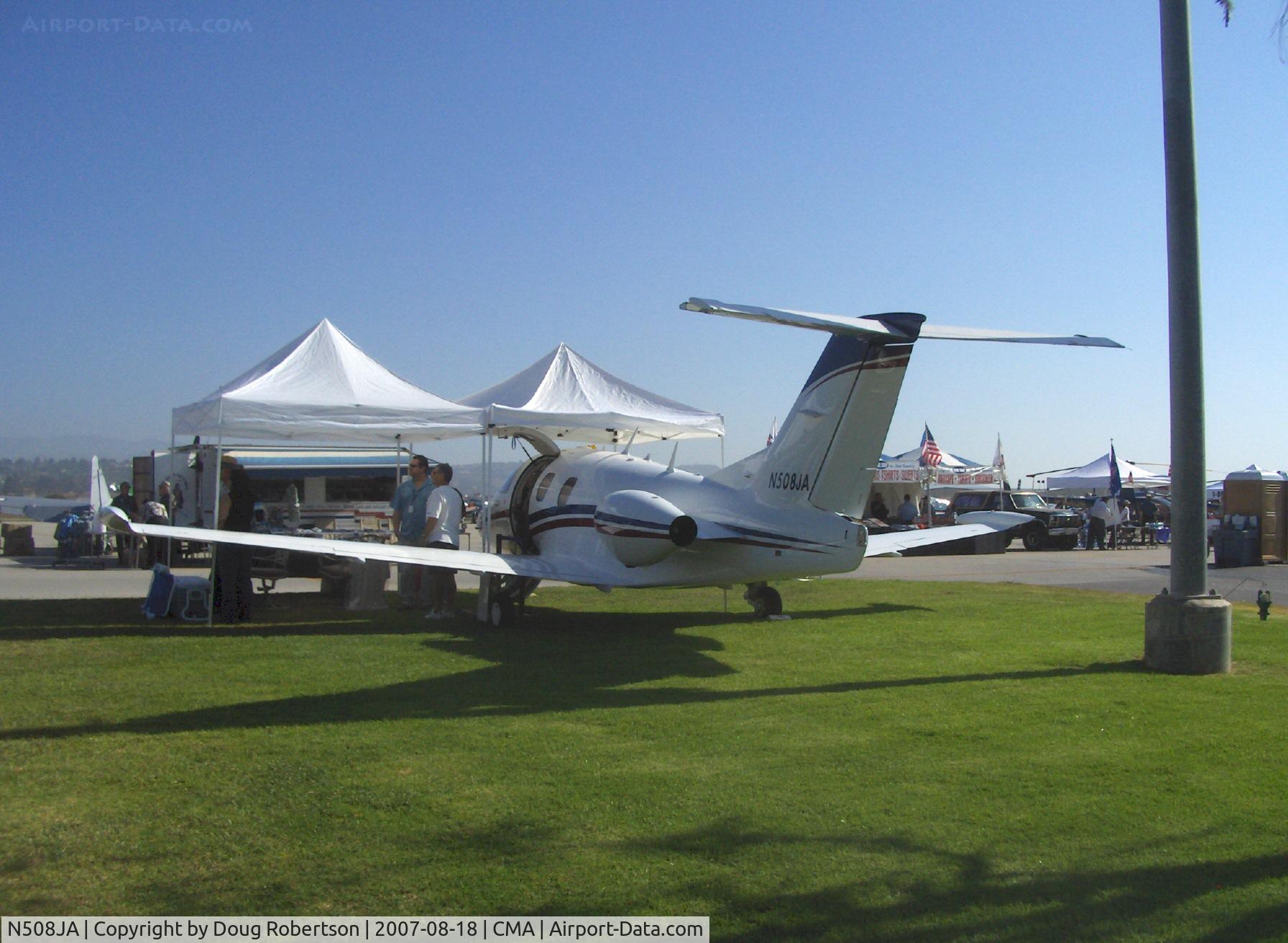 N508JA, 2006 Eclipse Aviation Corp EA500 C/N 000001, 2006 Eclipse EA500 JET, two P&W Canada PW610F-A Turbofans 900 lb st each, T-tail