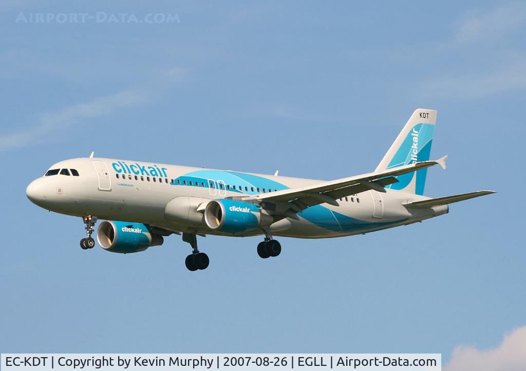 EC-KDT, 2007 Airbus A320-216 C/N 3145, Clickair new 320
