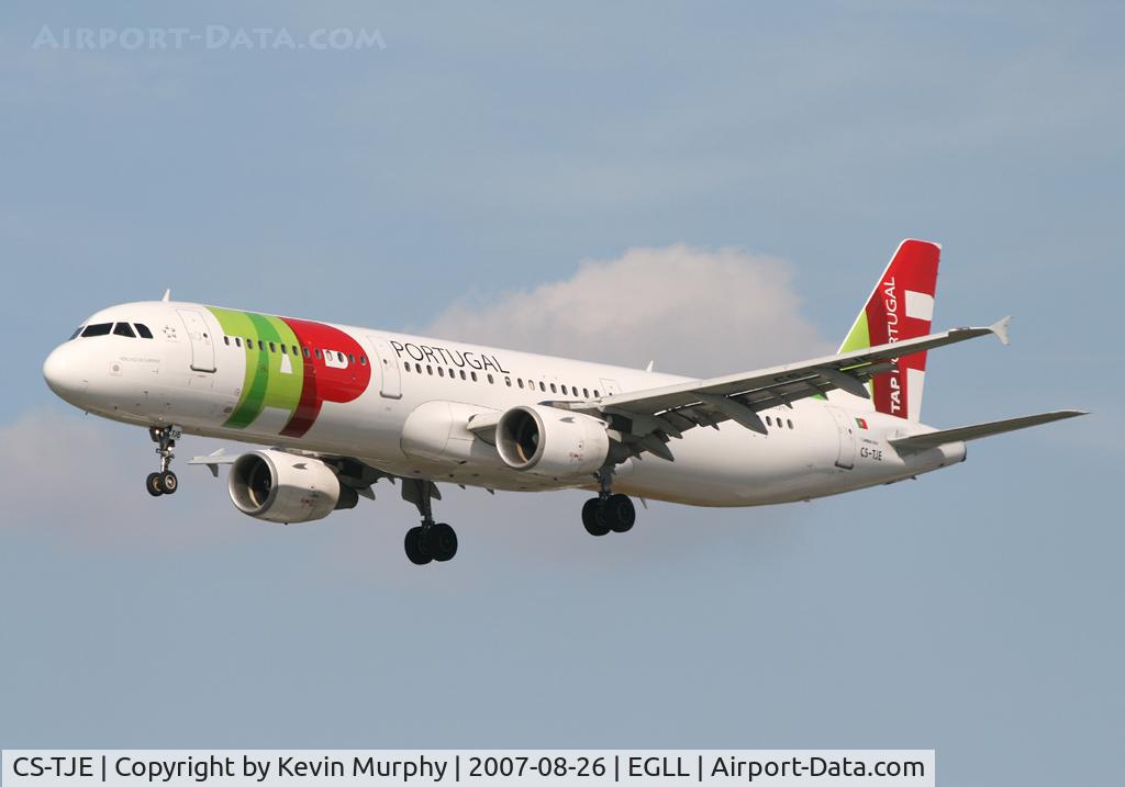 CS-TJE, 2000 Airbus A321-211 C/N 1307, TAP 321