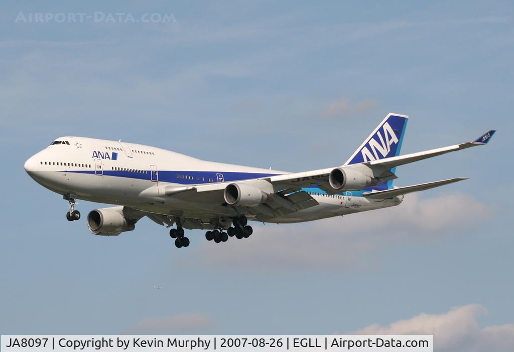 JA8097, 1991 Boeing 747-481 C/N 25135, ANA 747