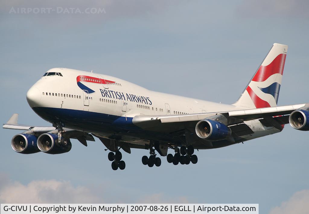 G-CIVU, 1998 Boeing 747-436 C/N 25810, BA 747