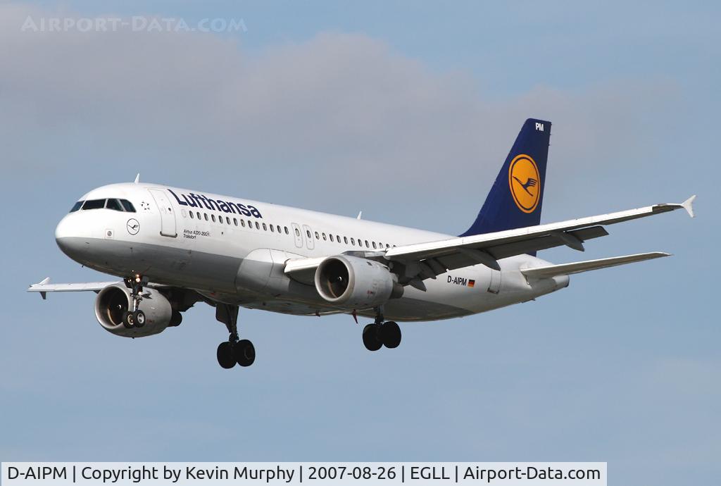 D-AIPM, 1990 Airbus A320-211 C/N 104, Lufty 320