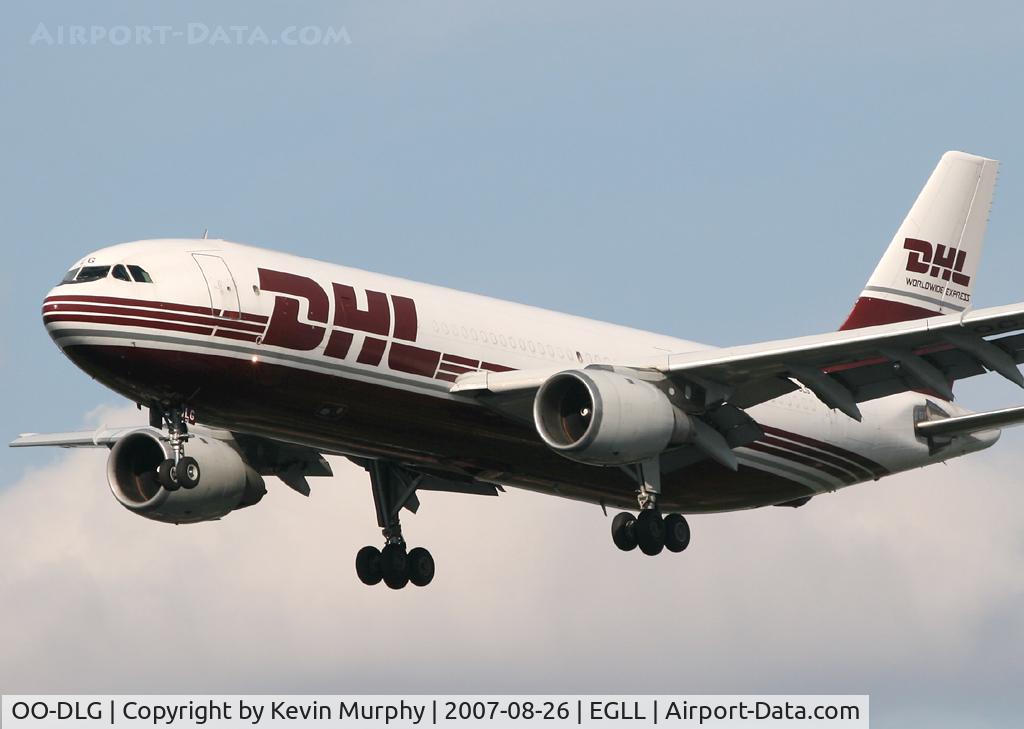 OO-DLG, 1982 Airbus A300B4-203(F) C/N 208, DHL 300