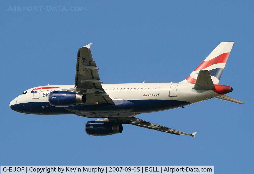 G-EUOF, 2001 Airbus A319-131 C/N 1590, BA 319