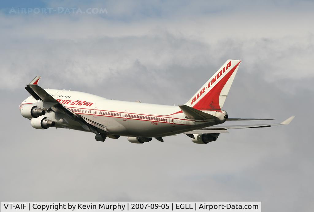 VT-AIF, 1990 Boeing 747-412 C/N 24066, Indian 747