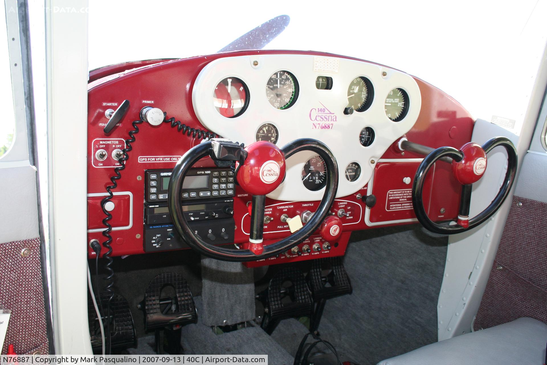 N76887, 1946 Cessna 140 C/N 11321, Cessna 140