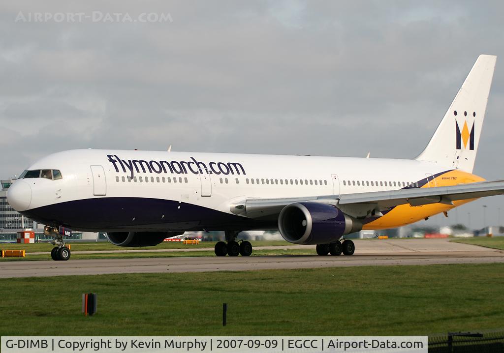 G-DIMB, 1997 Boeing 767-31K C/N 28865, Monarch 767