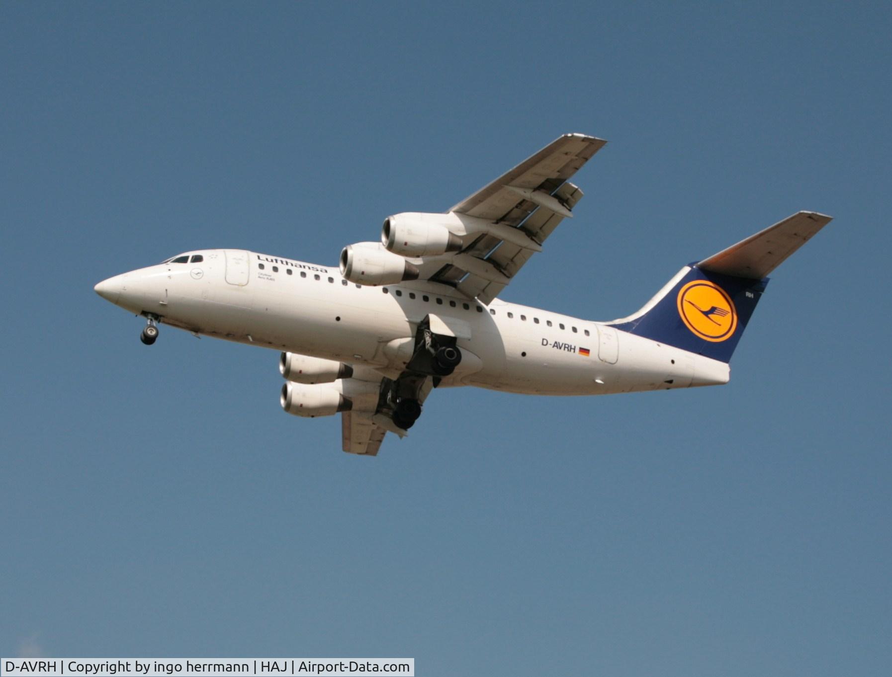 D-AVRH, 1995 British Aerospace Avro 146-RJ85 C/N E.2268, BAe 146 AVRO