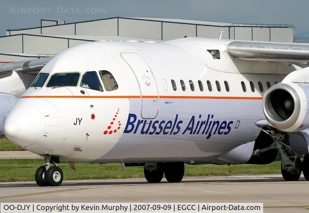 OO-DJY, 1997 British Aerospace Avro 146-RJ85 C/N E.2302, Brussels RJ